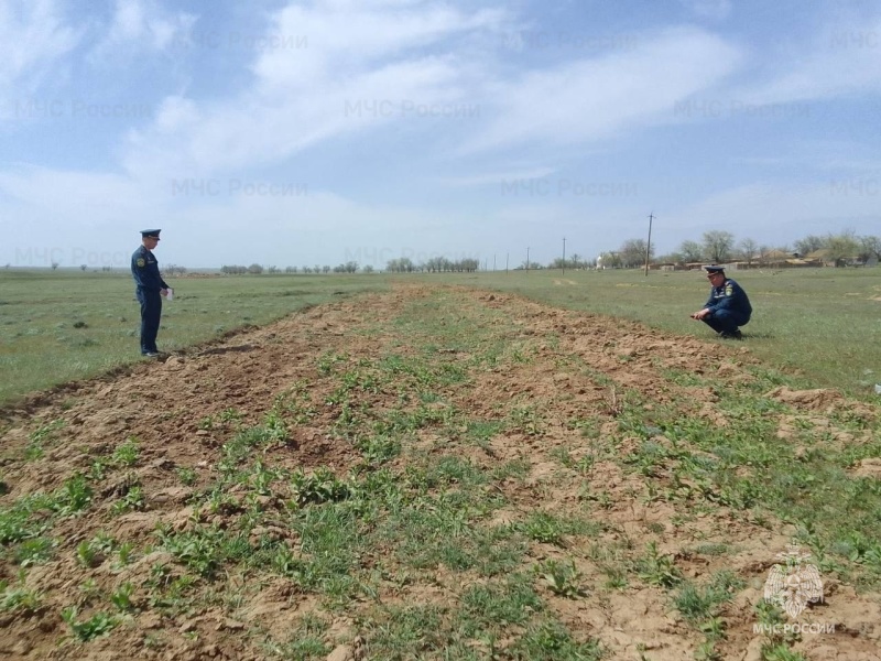 В Целинном районе провели мониторинг пожароопасной обстановки