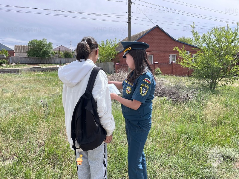 Элистинцам о пожарной безопасности