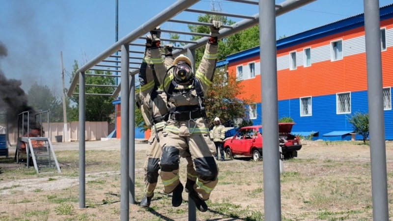 В Калмыкии определили лучшее звено ГДЗС!!!