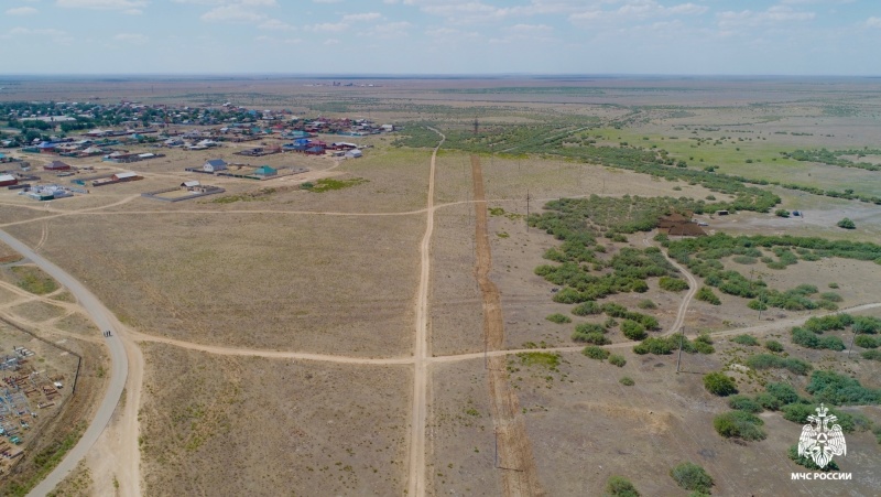 В Яшкульском районе провели мониторинг пожароопасной обстановки