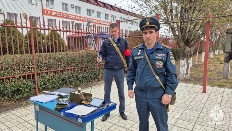 В Республике Калмыкия стартовала Всероссийская тренировка по гражданской обороне